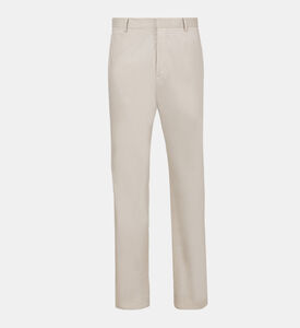 بنطال بدلة قطني ملائم للجسم