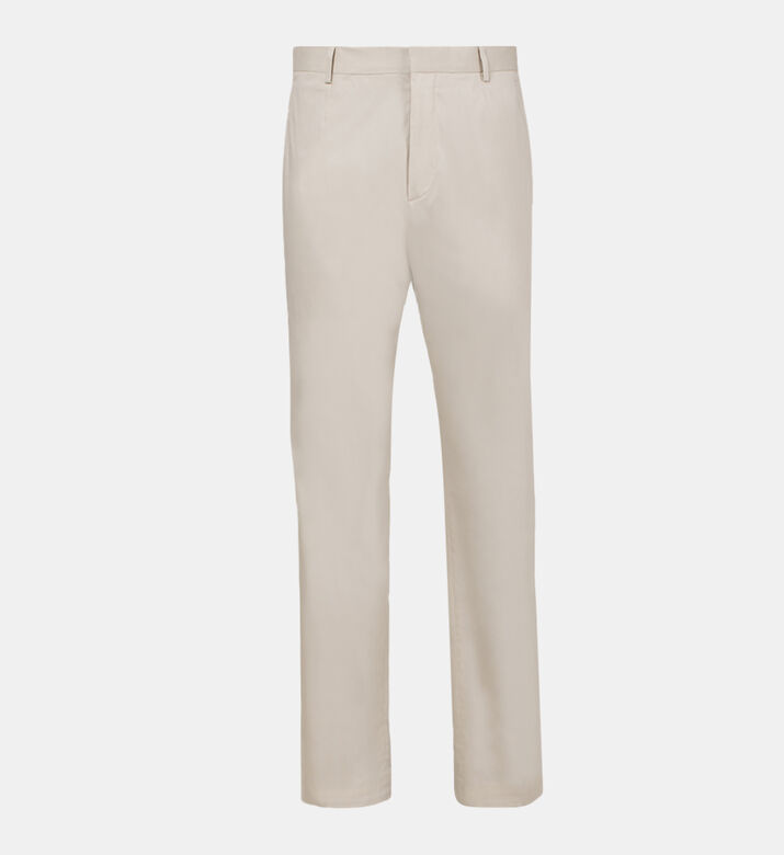 بنطال بدلة قطني ملائم للجسم