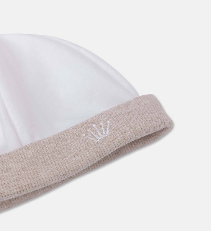 My First Collection Crown Ribbed Cuff Beanie, Packshot View