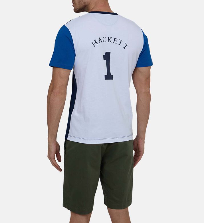 تيشيرت هيريتيج متعدد الأقمشة القطنية