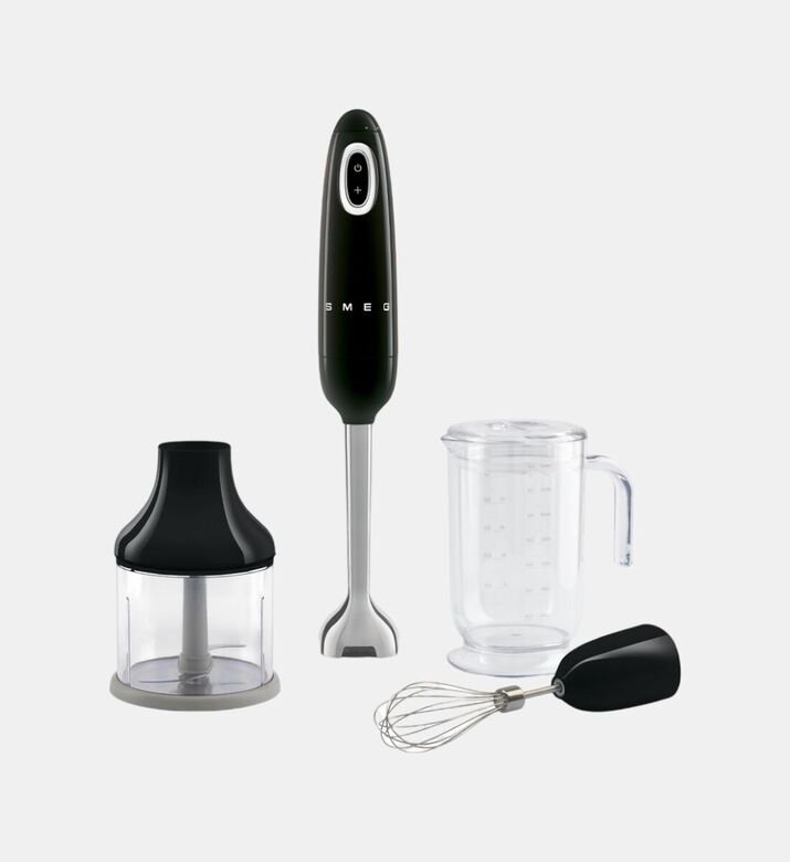 Smeg 50 S Style Hand Blender, Black, Packshot View