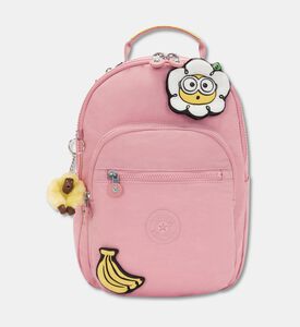 Kipling Backpack Seoul S Pink Daisy, Packshot View