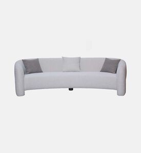 Home Deco and More 3-seater Rounded Design Sofa, Packshot View