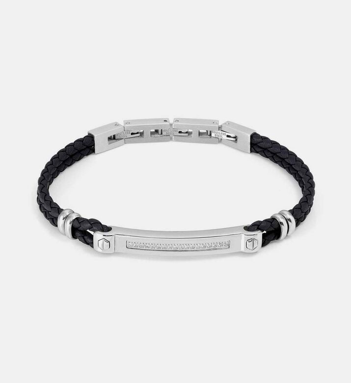 Leather Stainless Steel Bracelet