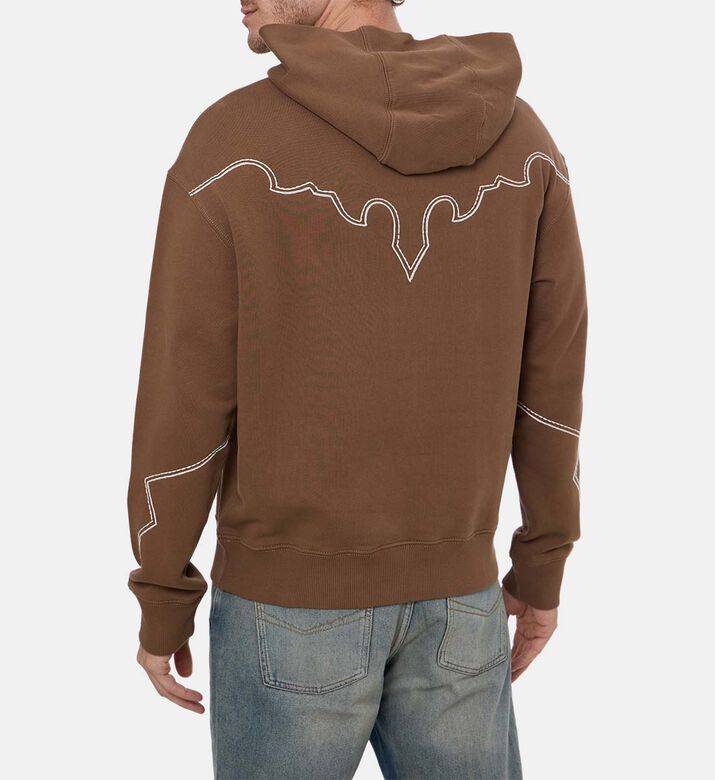 Zadig et Voltaire Embroidered Hooded Sweater, Model View