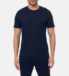 Zadig et Voltaire Logo-print Short-sleeve T-shirt, Dark-navy, Xl, Model View