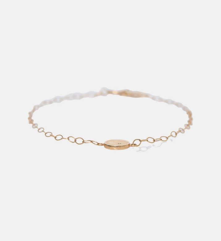 Mini Ever Disc Diamond Bracelet - 18k