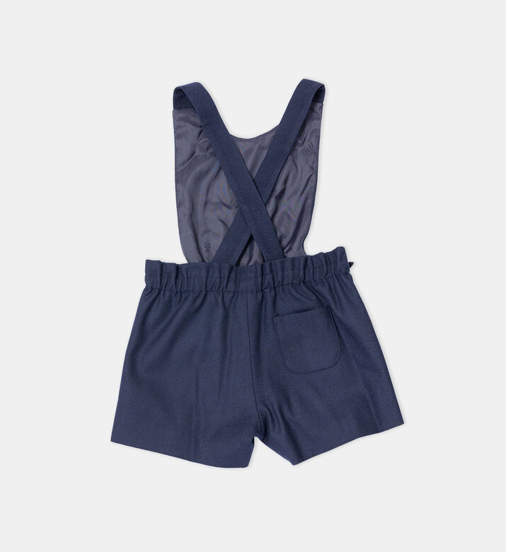 Elasticated Waist Short Dungaree