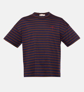 Plan C Stripe-print Crewneck T-shirt, Packshot View