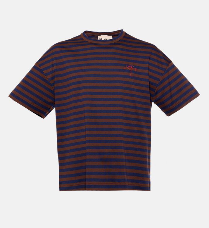 Plan C Stripe-print Crewneck T-shirt, Packshot View