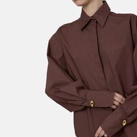 Cotton Button-down Poplin Shirt
