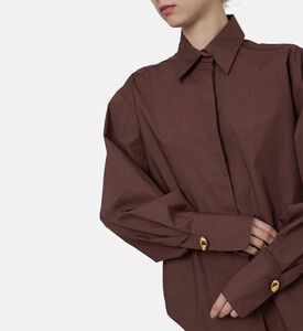 Cotton Button-down Poplin Shirt