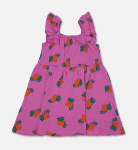 Bobo Choses Dress Tangerine, Packshot View