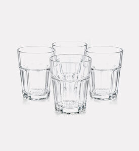 Home Deco and More Double Injection Clear Arc Tumbler, Clear, Packshot View