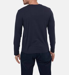 Vince Crewneck Long-sleeve Top, Model View