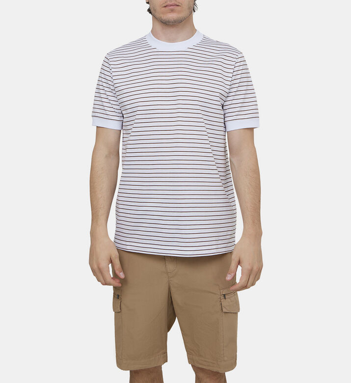 تيشيرت قطن جيرسيه بطبعة شعار