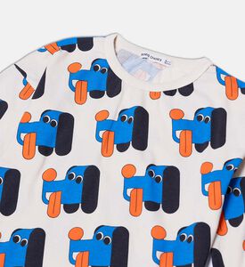 Bobo Choses Colorful All-over Dogs Pattern Long-sleeve T-shirt, Packshot View