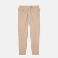 Chino Leather Cotton Loose Trousers