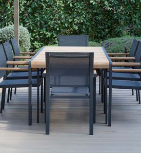 Lifestyle Garden Amber Dinning Table With 8-chairs, Packshot View