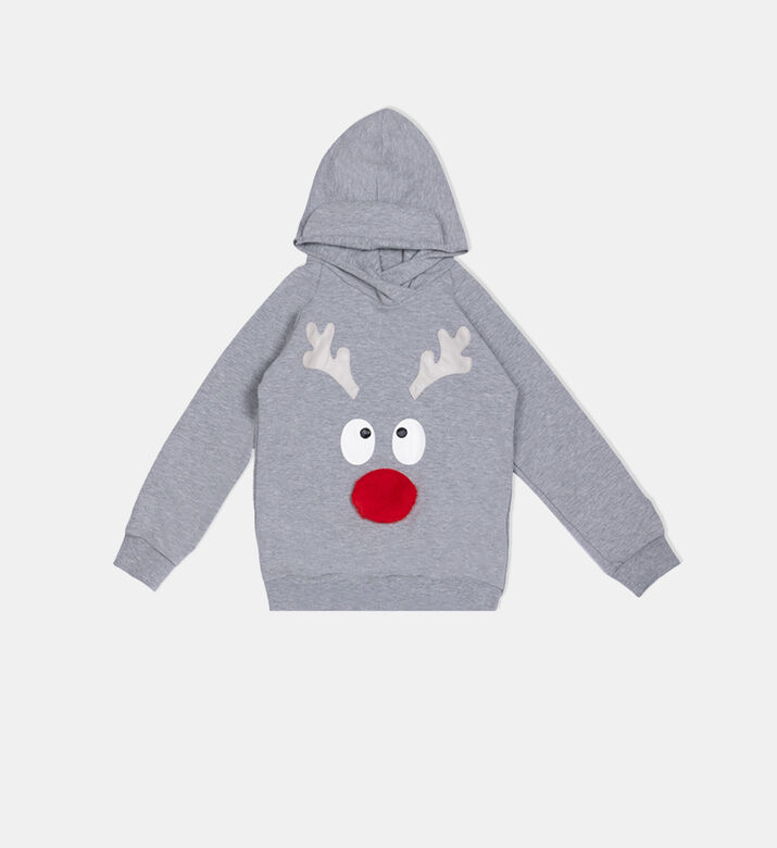 Dasher Hooded Knitted Sweatshirt