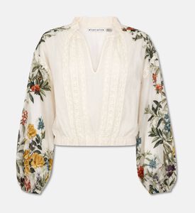 Alice + Olivia Cassie Floral Blouson Top, Packshot View