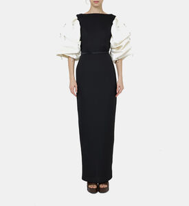 Puff Sleeve Maxi Dress
