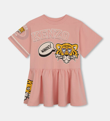 Campus Printed Fleece Dress