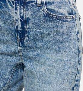 بنطال جينز واسع الساقين