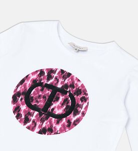 Cotton Round Logo-print T-shirt