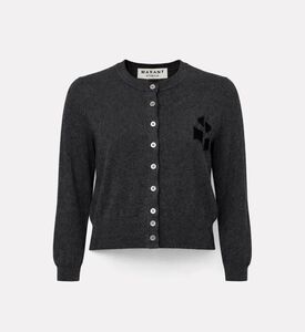 Isabel Marant Button-front Long-sleeve Cardigan, Packshot View
