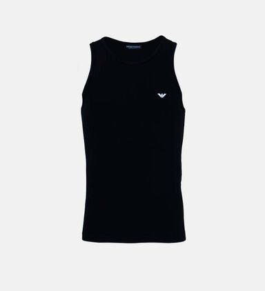 Cotton Logo Print Tank Top