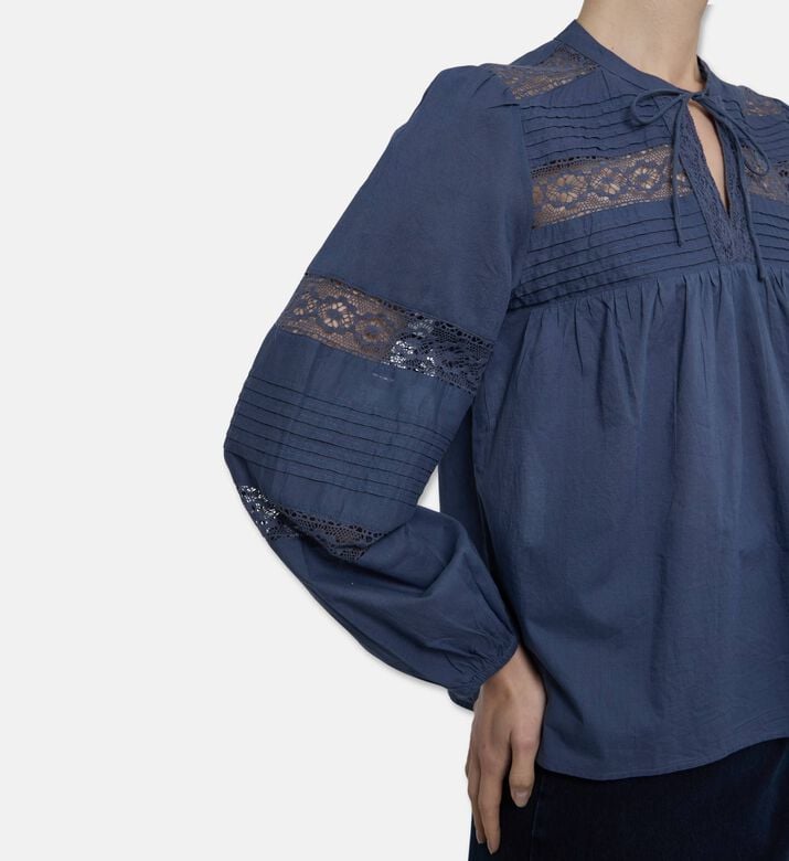 Ba and Sh Top Nami, Blue, S, Model View