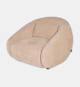 Home Deco and More Lola 1-seater Arm Chair, Beige, Packshot View