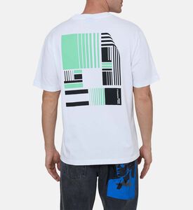 تيشيرت مخطط من الخلف