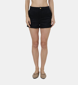 شورت بدلة كين بخصر عالي