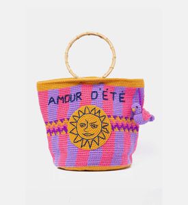 Sunshine Crochet Tote Bag