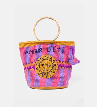 Sunshine Crochet Tote Bag