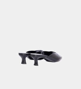 Wendy Creased Leather Sabot Wendy Creased Leather Sabot