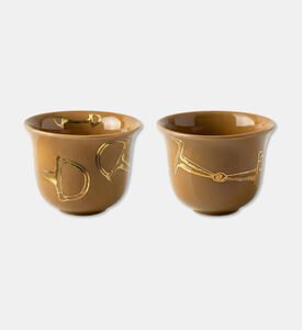 Silsal Fares 6-piece Arabic Coffee Cup Set, Packshot View