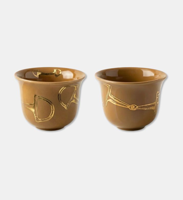 Silsal Fares 6-piece Arabic Coffee Cup Set, Packshot View