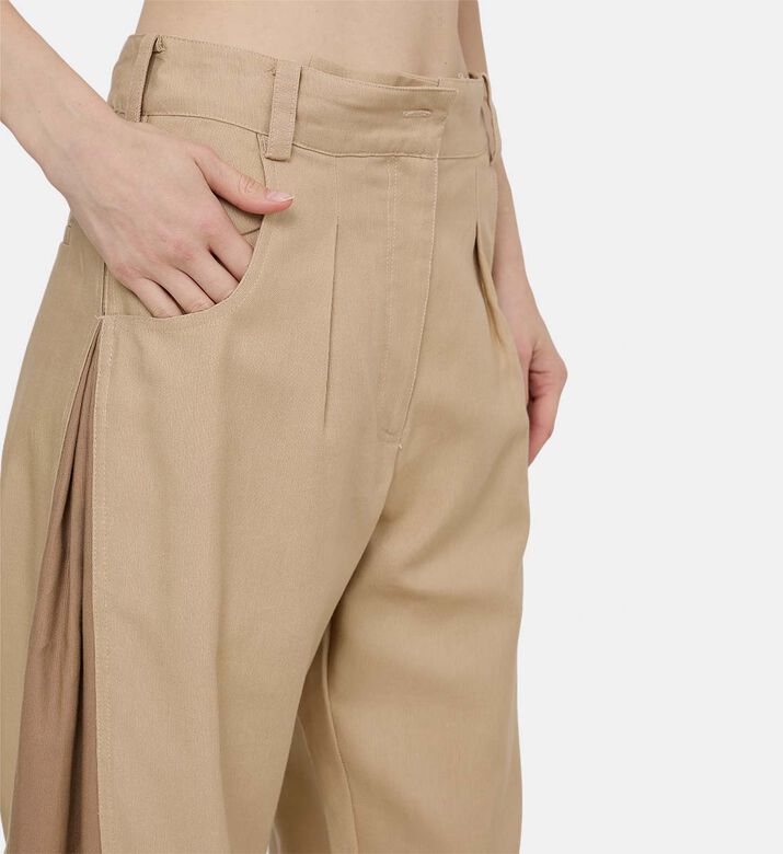 Bicolor High-waist Pants