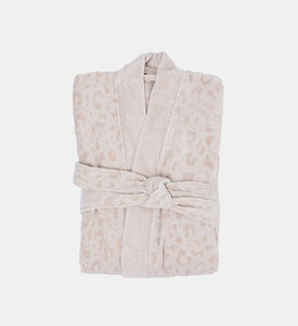 Jaguar Patterned Kimono Bathrobe Jaguar Patterned Kimono Bathrobe