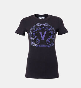 تيشيرت بطبعة غرافيك كبيرة الحجم