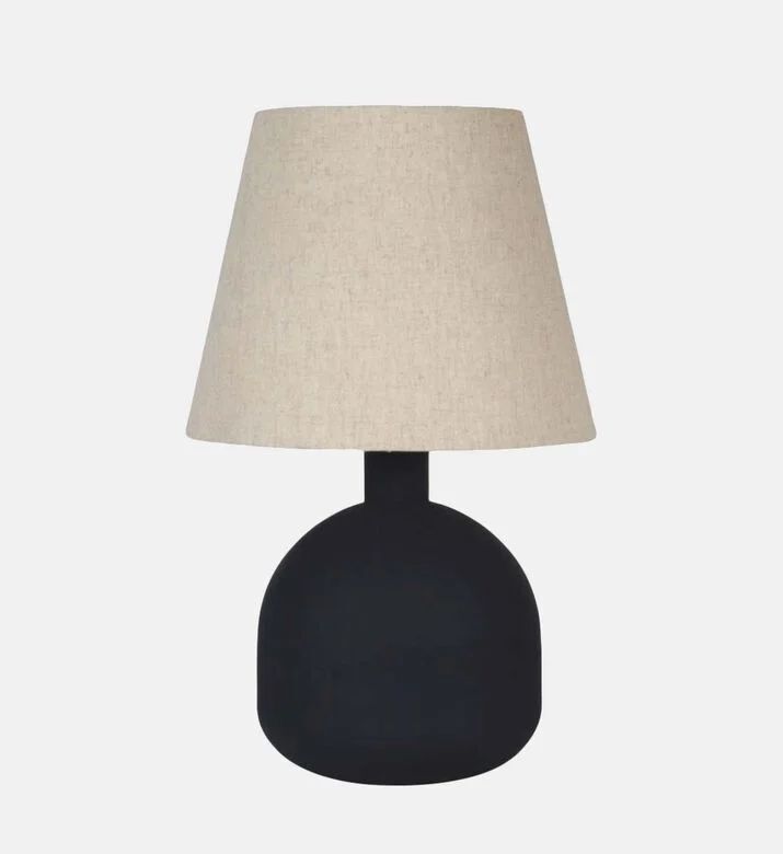 Home Deco and More Drop Lampshade Iron Table Lamp, Packshot View