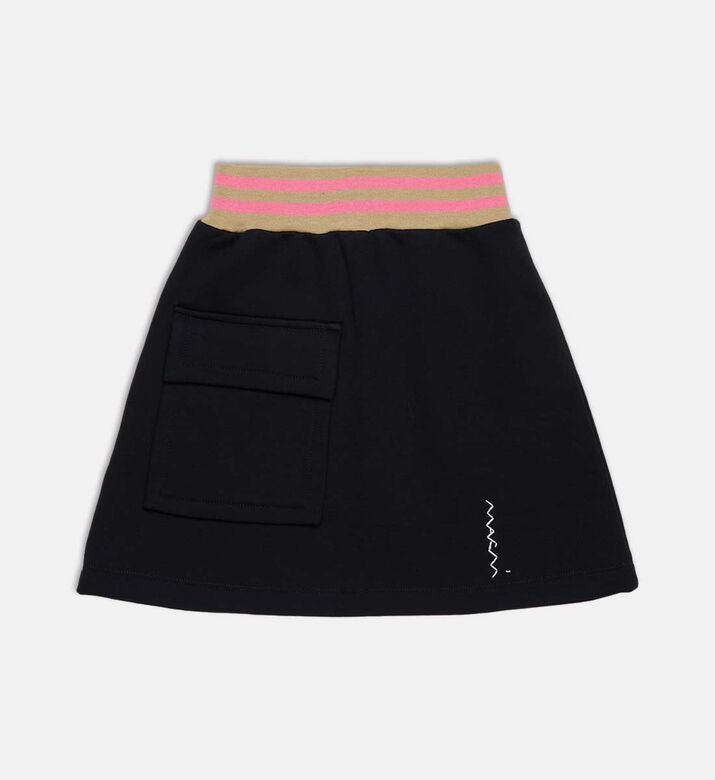 Striped Waistband Mini Skirt
