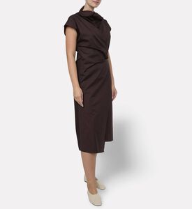 Soeur Foggia Wrap-front Midi Dress, Model View