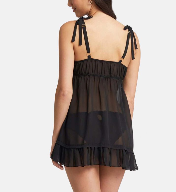 طقم بابيدول بدون أكمام بتفصيل عقدة