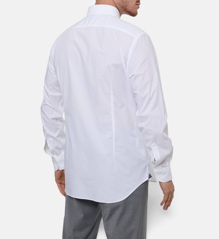 Corneliani Formal Spread-collar Cotton Shirt, Model View
