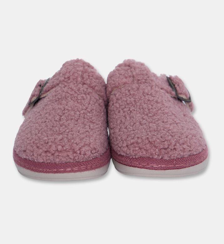 Salvi Adjustable Buckle Shearling Clogs, Light-pink, Eu-37, Packshot View
