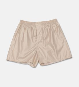 Zimmerli Of Switzerland Cotton Satin Printed Boxer Shorts, Yellow, M, Packshot View